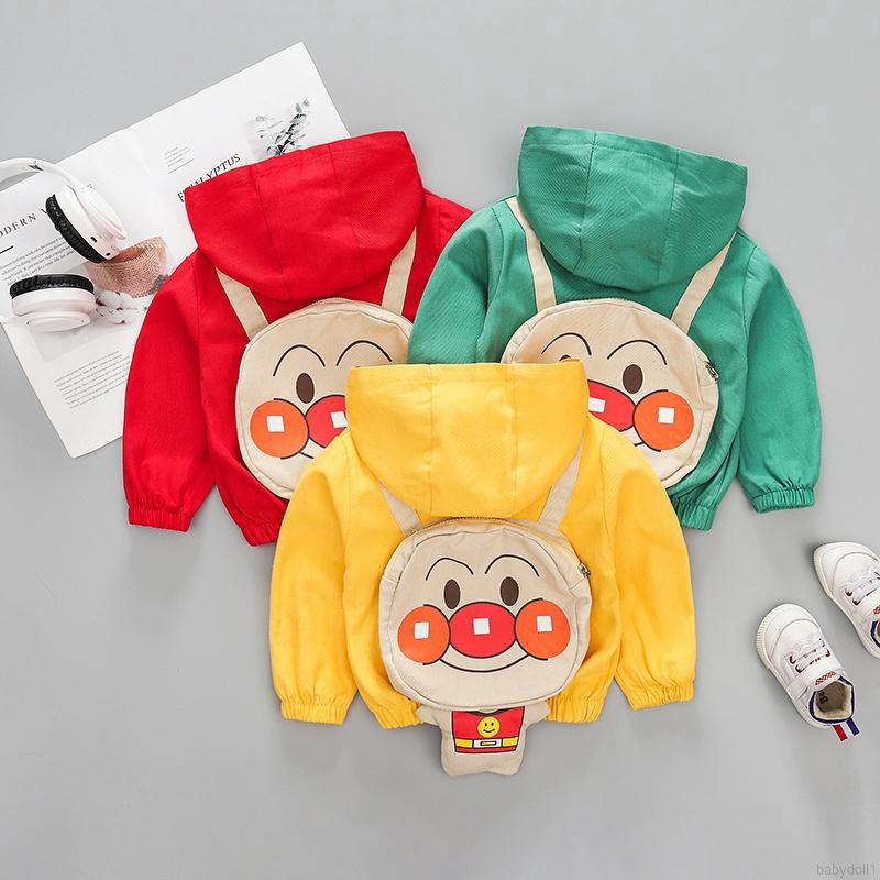 Áo khoác hoodie hình nhân vật hoạt hình cho bé