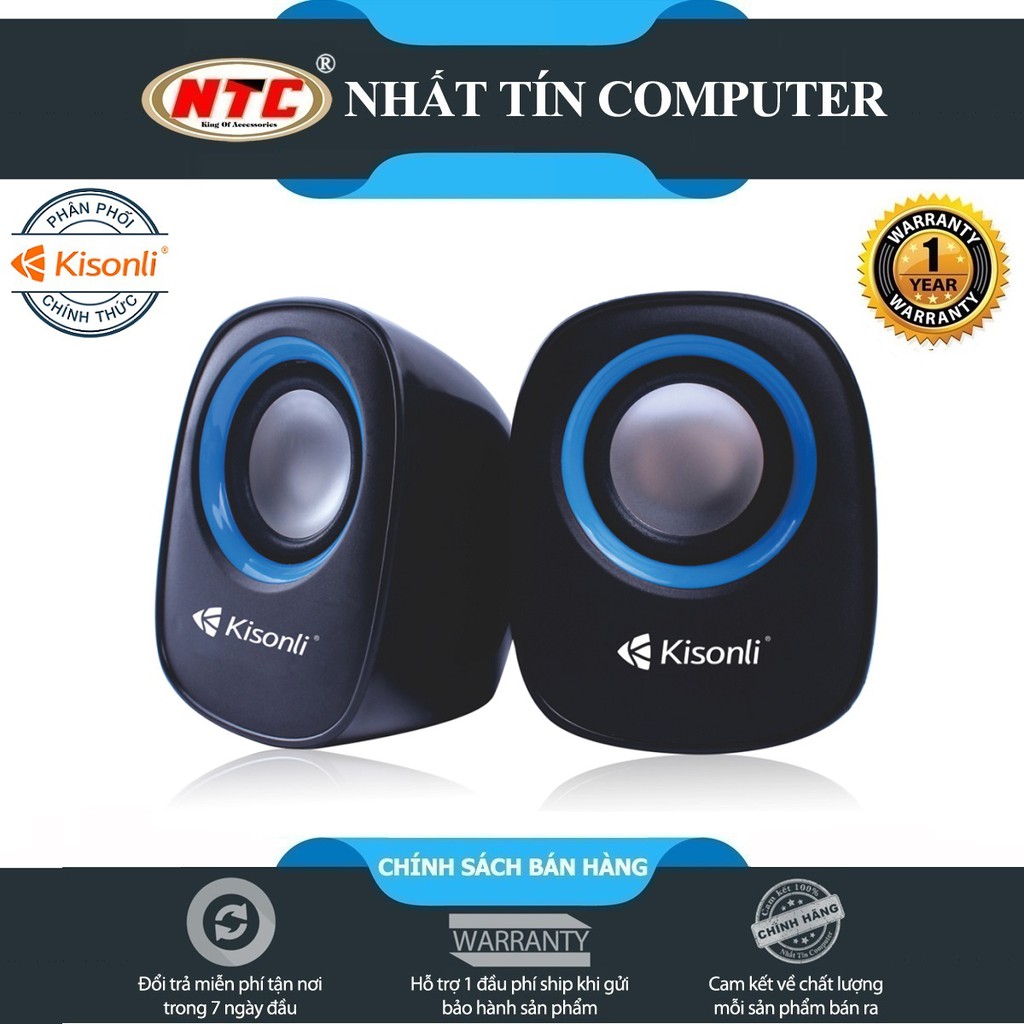 Loa vi tính 2.0 Kisonli V360... (Màu ngẫu nhiên)-