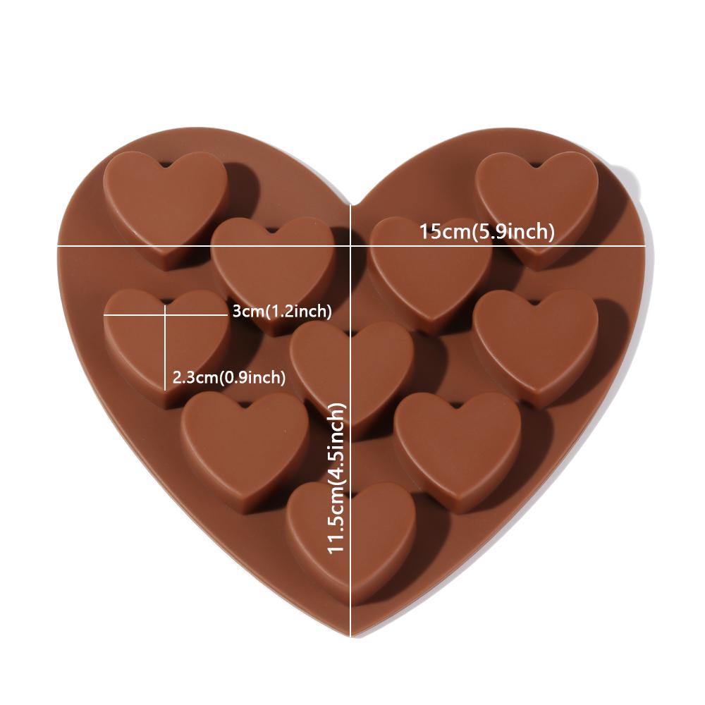 Khuôn Silicone Tạo Hình Trái Tim Làm Bánh Cupcake DIY