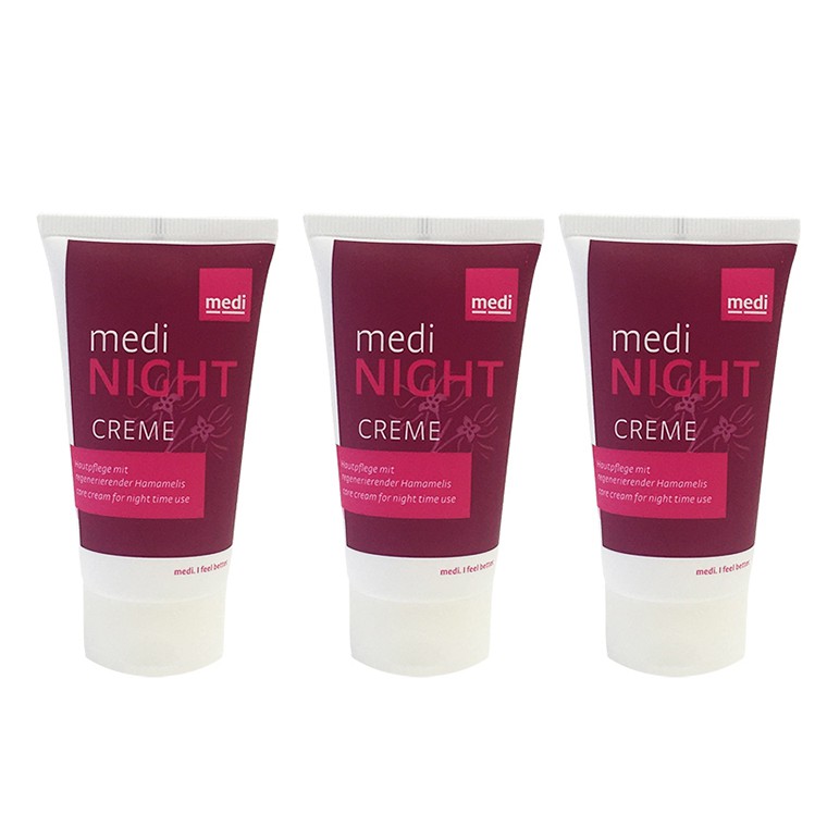 Kem hỗ trợ điều trị suy giãn tĩnh mạch Medi Night - Medi Day Creme tuýp 50ml Hoặc 150ml