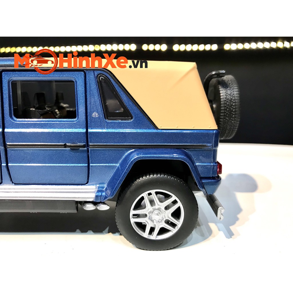 MÔ HÌNH XE MERCEDES-MAYBACH G650 CÓ MUI SAU 1:32 JACKIEKIM