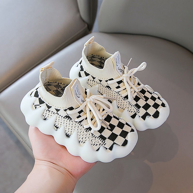 Giày Thể Thao Phối Lưới Thoáng Khí Năng Động Thời Trang Cho Bé