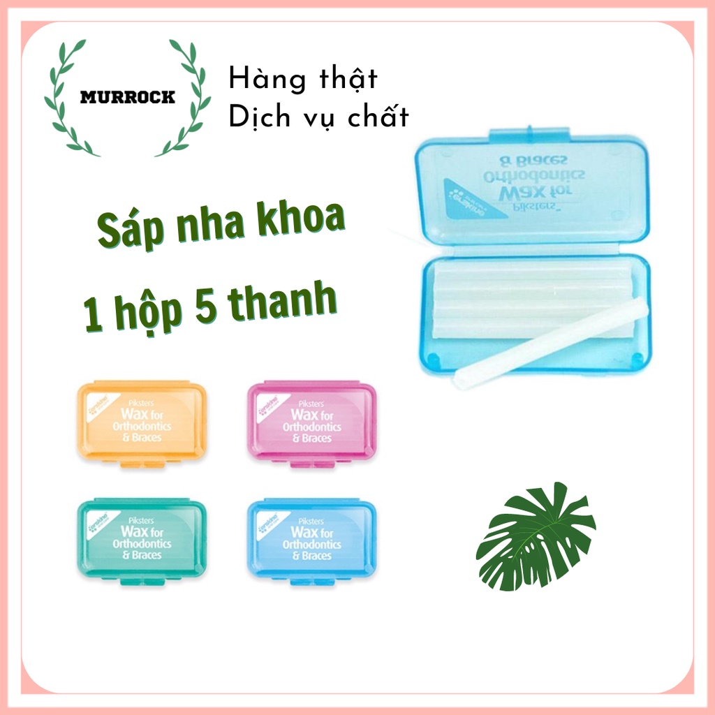 Sáp Piksters nha khoa, chỉnh nha, niềng răng UK Anh Quốc -1 vỉ 2 hộp