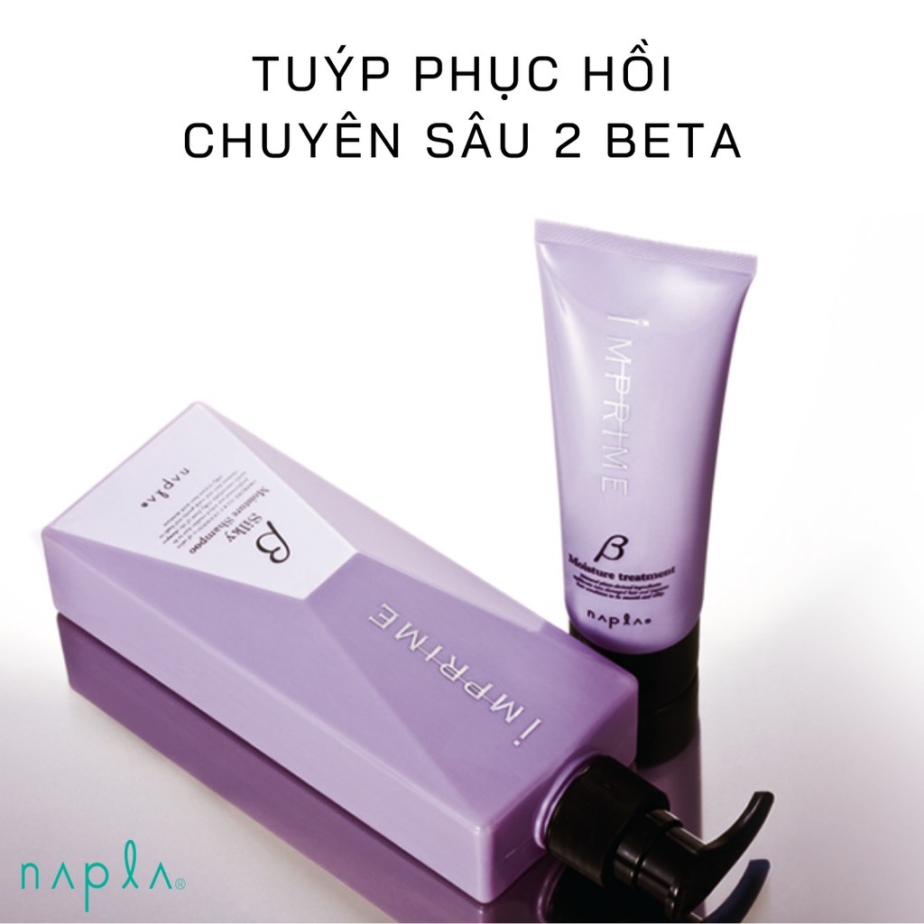 Chăm sóc tóc cùng Hấp phục hồi Beta và Tinh dầu dưỡng tóc Shea Oil - Napla Nhật Bản