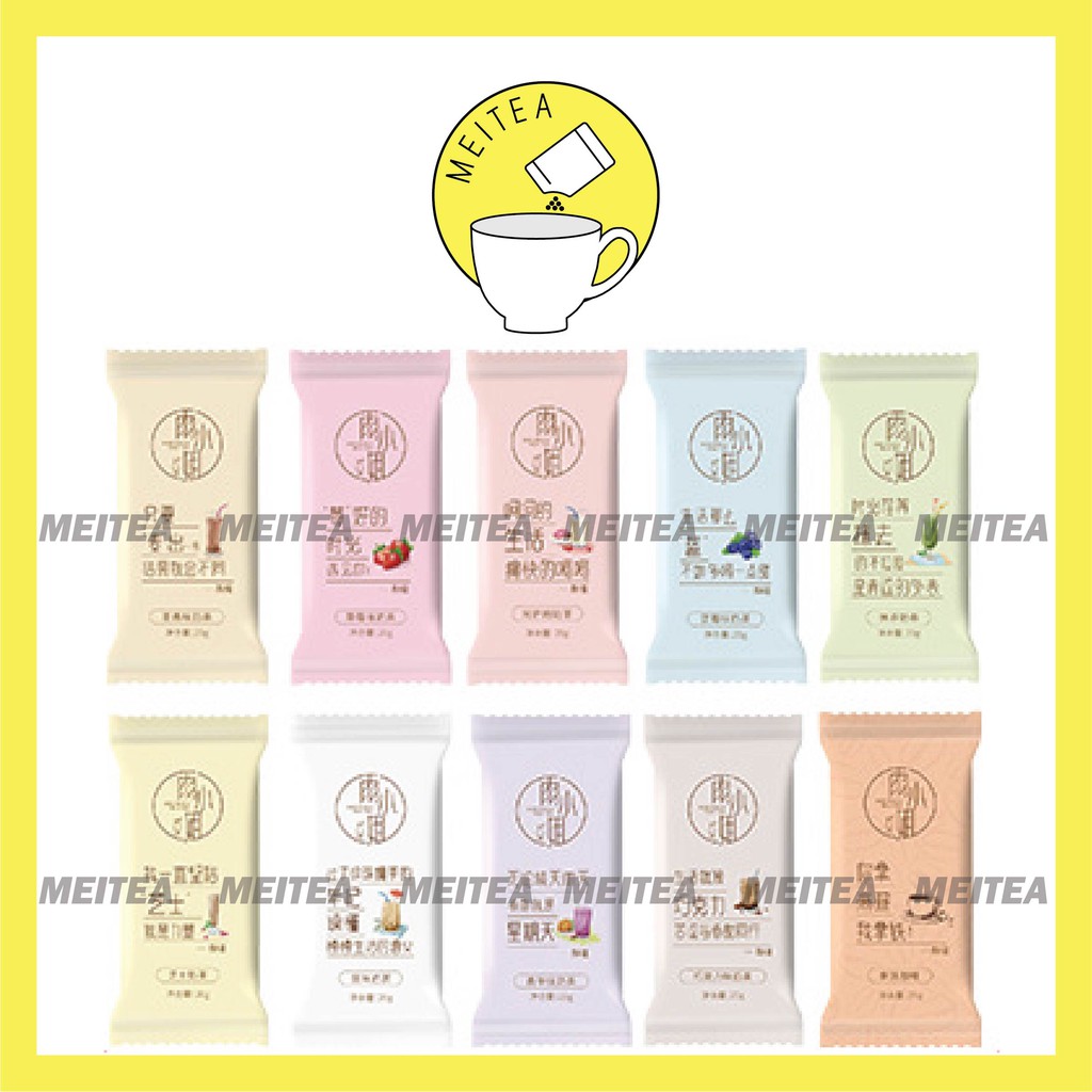 [HSD 7/2022] 1 gói lẻ trà sữa hòa tan Miss Rain - 10 vị - 20g