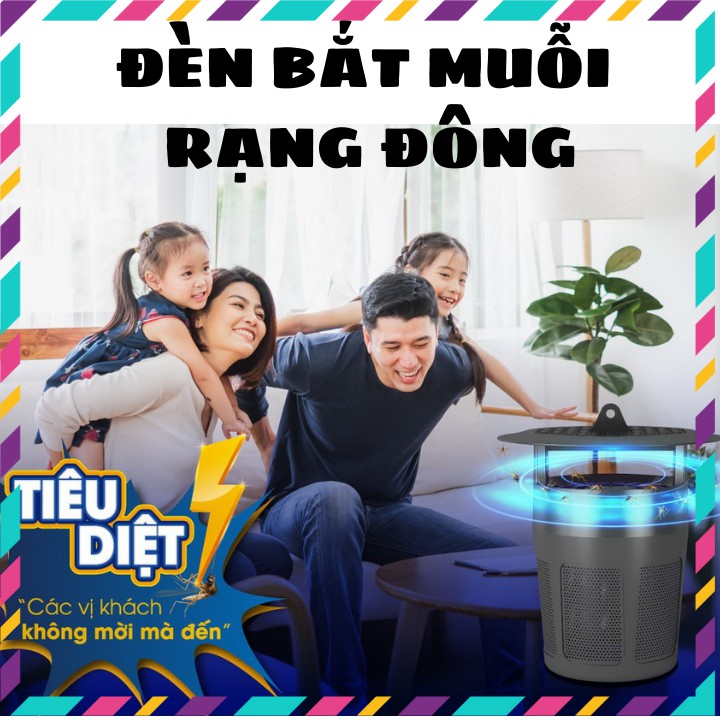 Đèn bắt muỗi thông minh Rạng Đông DBM01 - Đèn Thu Bắt Cồn Trùng An Toàn, Không Gây Ồn, Không Tạo Mùi