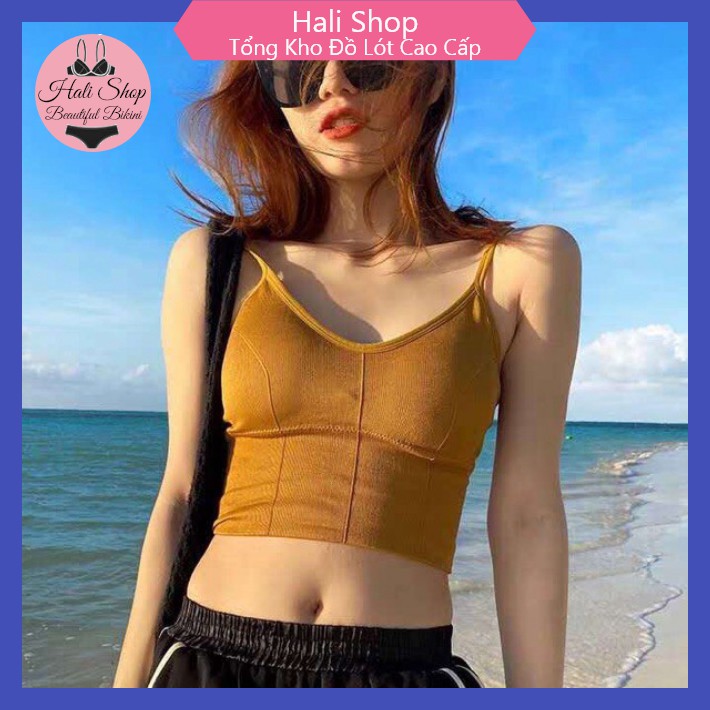 Áo Bra Gym/yoga Croptop ❤️FREESHIP❤️ Áo Bra Gym/yoga Croptop Khoét Lưng Phiên Bản Mới Hot 657