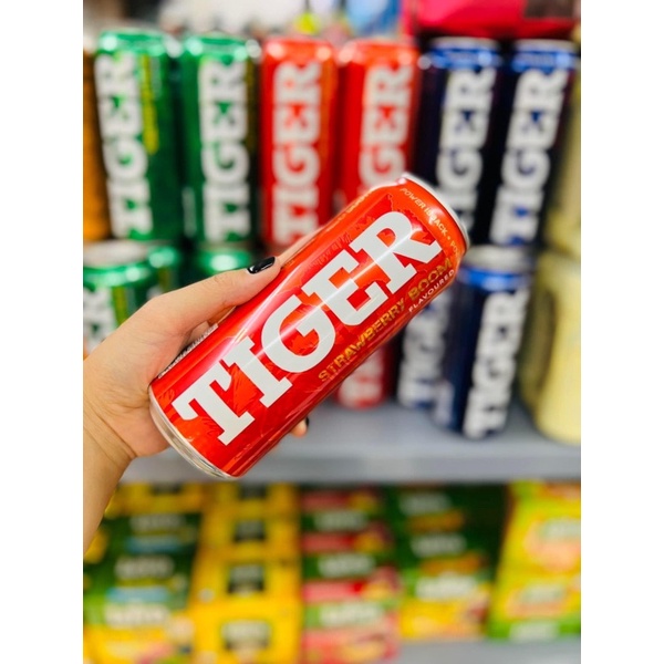 Tiger - Nước Tăng Lực Nhập khẩu chính hãng 500ml Lon lớn