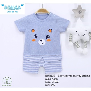 DOKMA- Body cộc tay hình thú siêu dễ thương (3-9M)