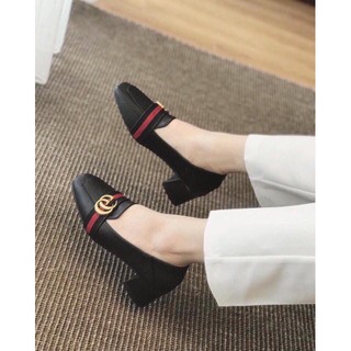⚡giày cao gót đế vuông 5p sang chảnh