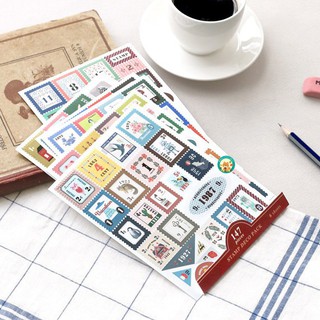 STICKER TEM THƯ 147 PCS STAMP DECO PACK | S168