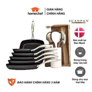 Chảo chống dính Scanpan PRO IQ dùng bếp từ 24/26/28cm, bảo hành 3 năm chống dính, sản xuất Đan Mạch - 680024/26/28