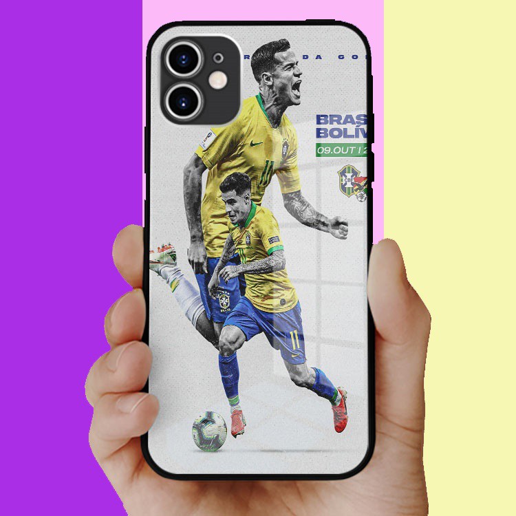 Ốp lưng kính xsportcase Philip Coutinho Iphone 7 - Iphone 12 pro max OK-FOO20010219