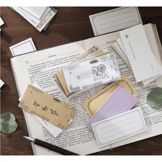 [YB069]Set 40 tờ giấy note, nền trang trí