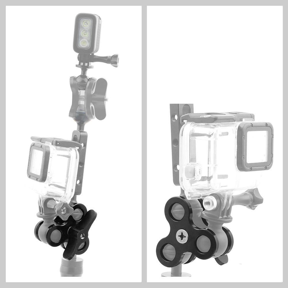 BTLIMER Kẹp Cố Định Camera Ba Lỗ Bằng Hợp Kim Nhôm