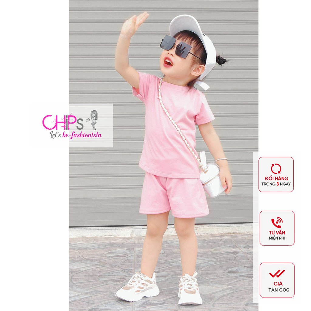 Set Thun Cotton Mùa Hè Siêu Mềm Mát Cho Bé Gái