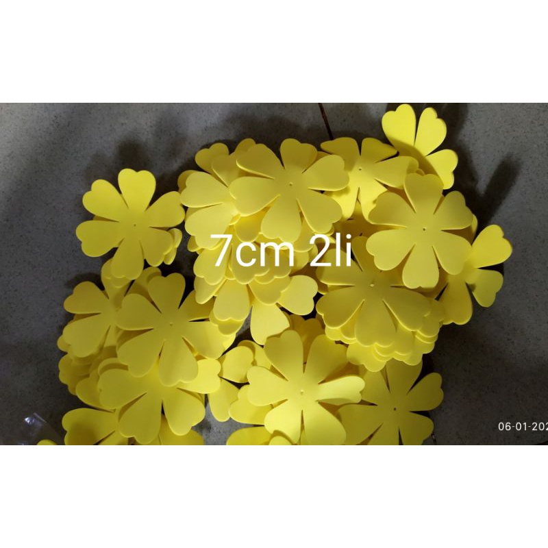 (KHO SỈ) 100 hoa mai, hoa đào xốp 2li 🌻Shop mầm non Như Ý 🌻