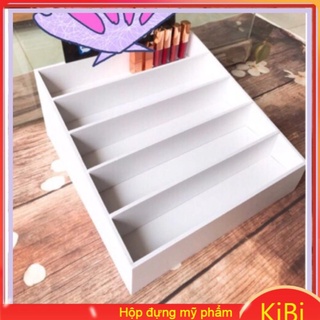 Kệ trưng bày mỹ phẩm phân tầng đựng nước hoa trưng bày sơn móng nail và son chất lượng