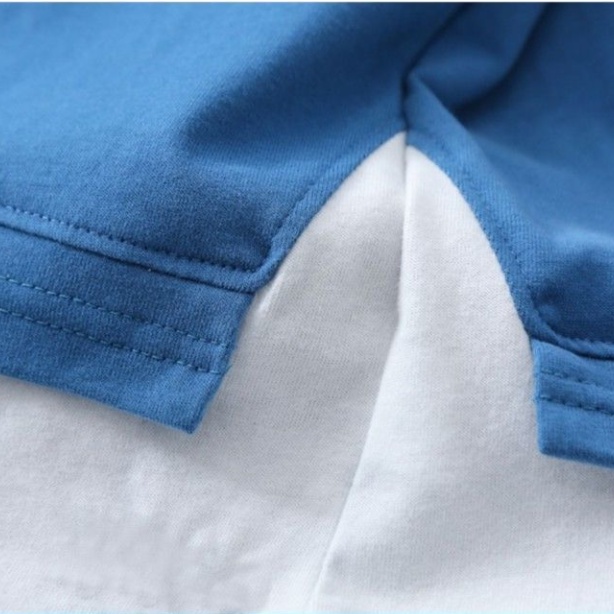 Phong Cách Mới Offer ~ Áo Thun Cotton Nguyên Chất Hai Mảnh Tay Ngắn Phong Cách Mới Cho Bé Trai
