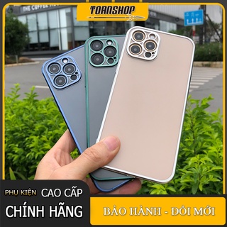Ốp lưng iphone bảo vệ camera lưng mờ iphone 11 đến ip12 pro max