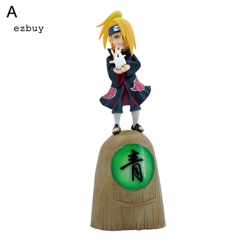 Đồ trang trí Nhân Vật Hoạt Hình Kakuzu Uchiha Obito Hidan Deidara Bằng PVC Để Bàn Trang Trí