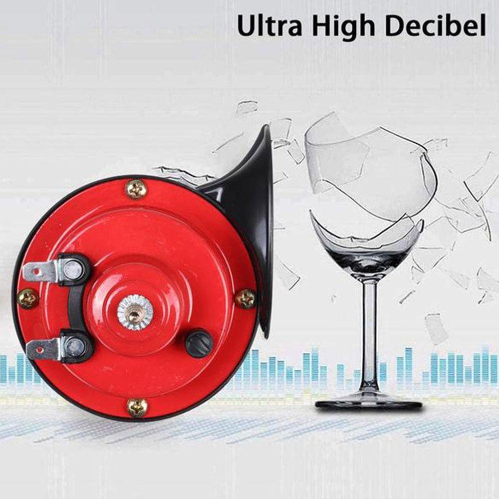 Còi Hơi Hình Ốc Sên Chống Thấm Nước Chuyên Dụng Cho Xe Mô Tô