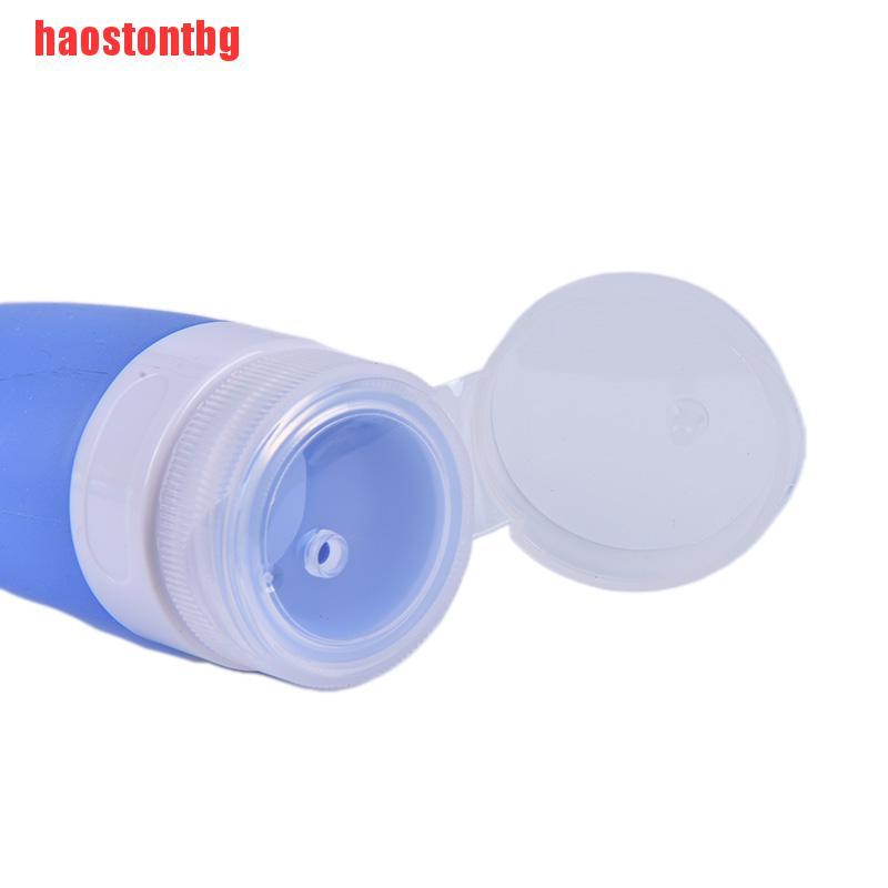 (Hàng Mới Về) Bộ Chai Nhựa Silicone Dung Tích 38 / 60 / 80ml Dùng Cho Các Chuyến Du Lịch