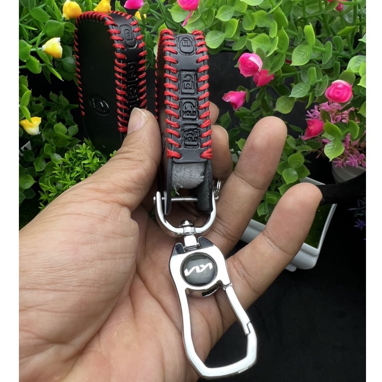 Bao Da chìa khóa xe Kia Sorento 2021, Kia k3 2022, Kia cerato 2021 bản 4 nút sườn