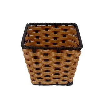 Cốc nhựa giả mây vuông