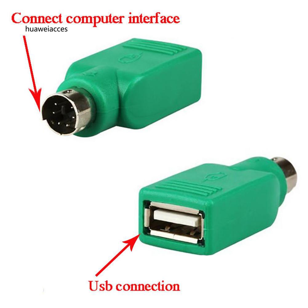 Set 2 đầu nối chuyển đổi USB Female sang Male cho PS2