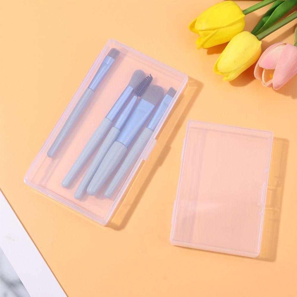 JANE Hộp Đựng Thuốc Hình Vuông Màu Đen / Trong Suốt Tiện Dụng Cho Gia Đình
