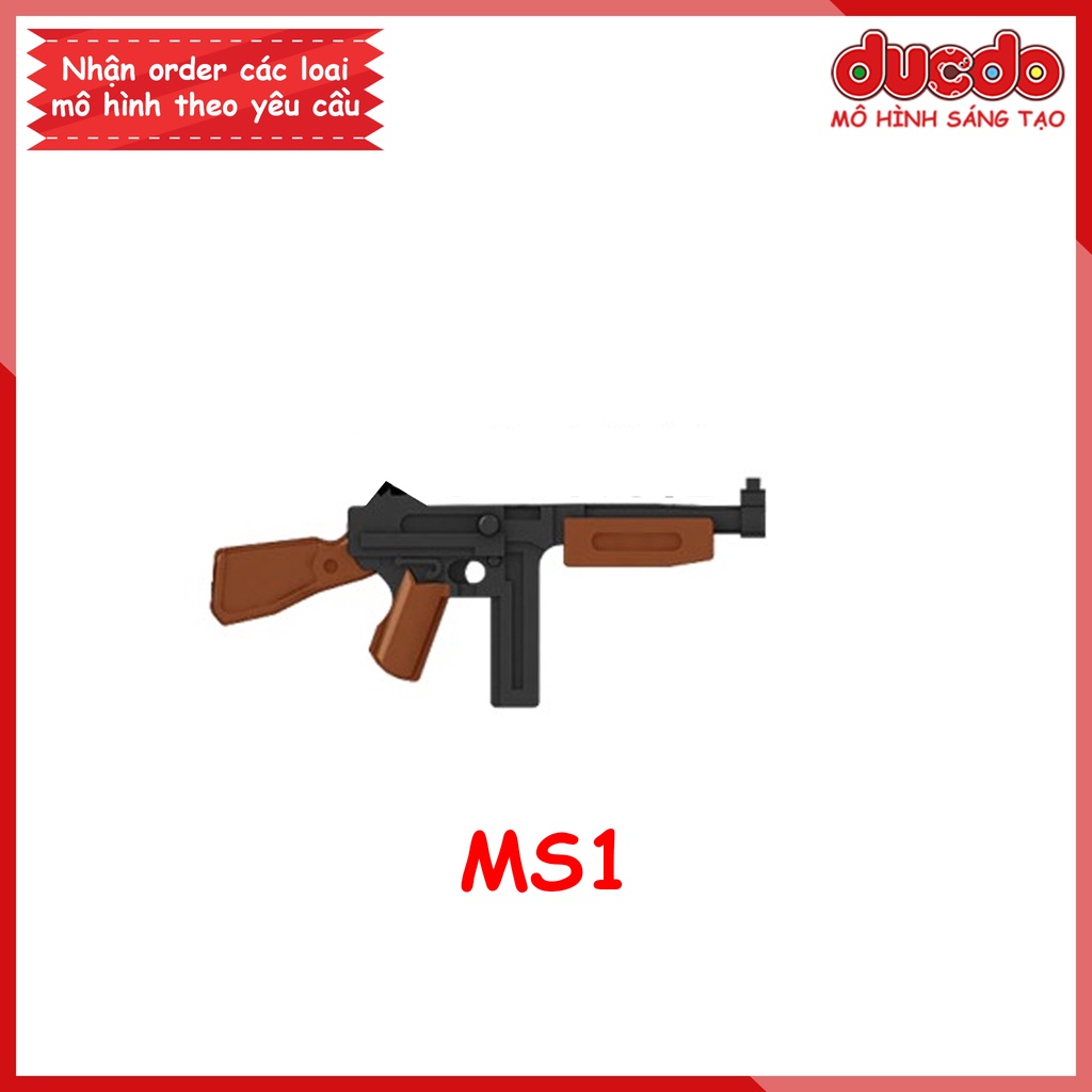 Phụ kiện trang bị vũ khí siêu chất - Đồ chơi Lắp ghép Mini Minifigures Army lính Mô hình ww2