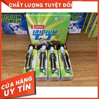 Bộ 4 Bugi Denso Iridium Xe Accent, Vios, Camry Mazda3 Mazda6 CX5 CX3 i10 i20 i30 IXEH22TT IXUH22