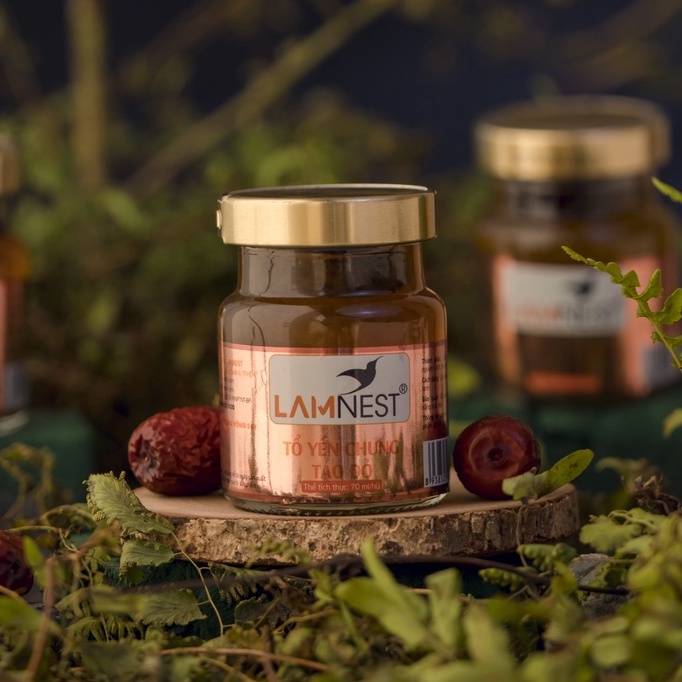 Combo 10 hũ Yến chưng sẵn 30% yến Lamnest- yensaocaocaplamnest