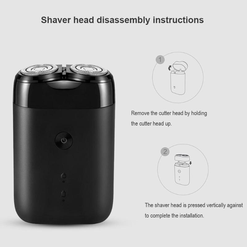 Máy Cạo Râu Điện Xiaomi Mijia Loại C IPX7 Với Lưỡi Dao Kép