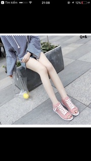 Giày boot hở mũi hàng siêu mới siêu hot