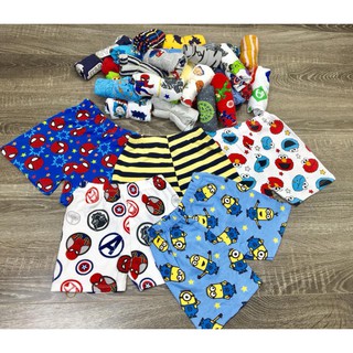 Set 5 quần chục đùi bozip cho bé qate34