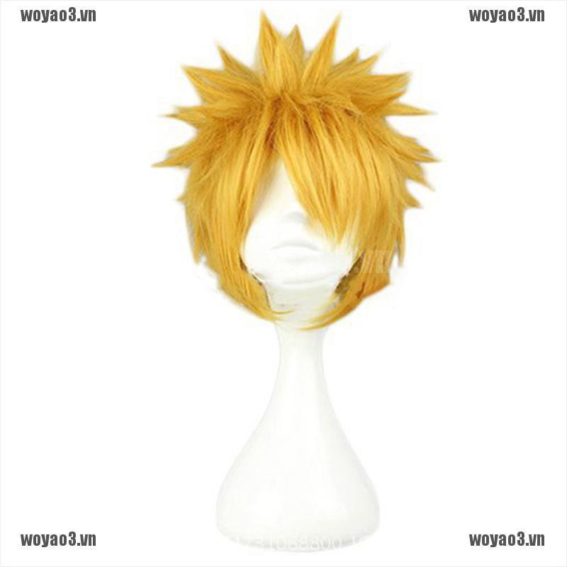 Tóc Giả Cosplay Nhân Vật Uzumaki Naruto 30cm / 11.8 "