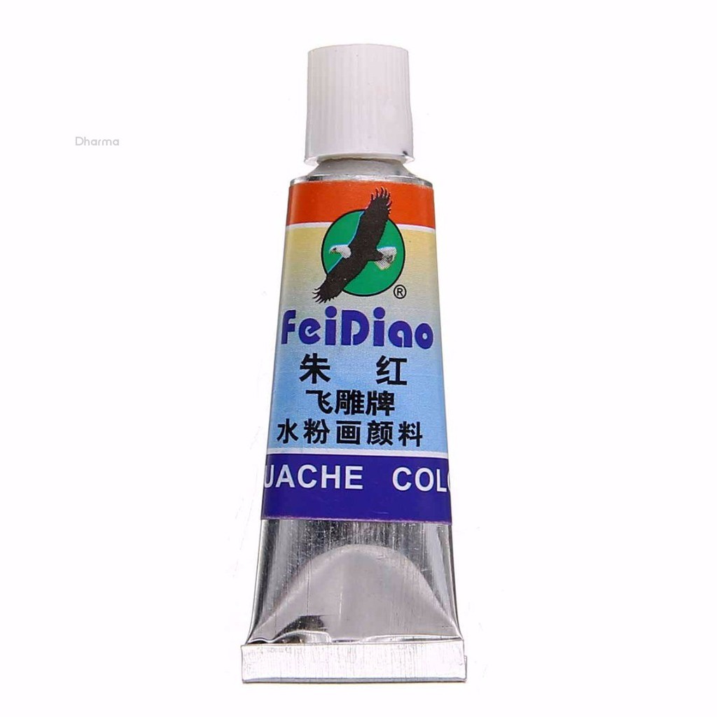 Tuýp Màu Nước 24 Màu 60 * 20mm 5ml Kèm 2 Cọ Vẽ Tiện Dụng