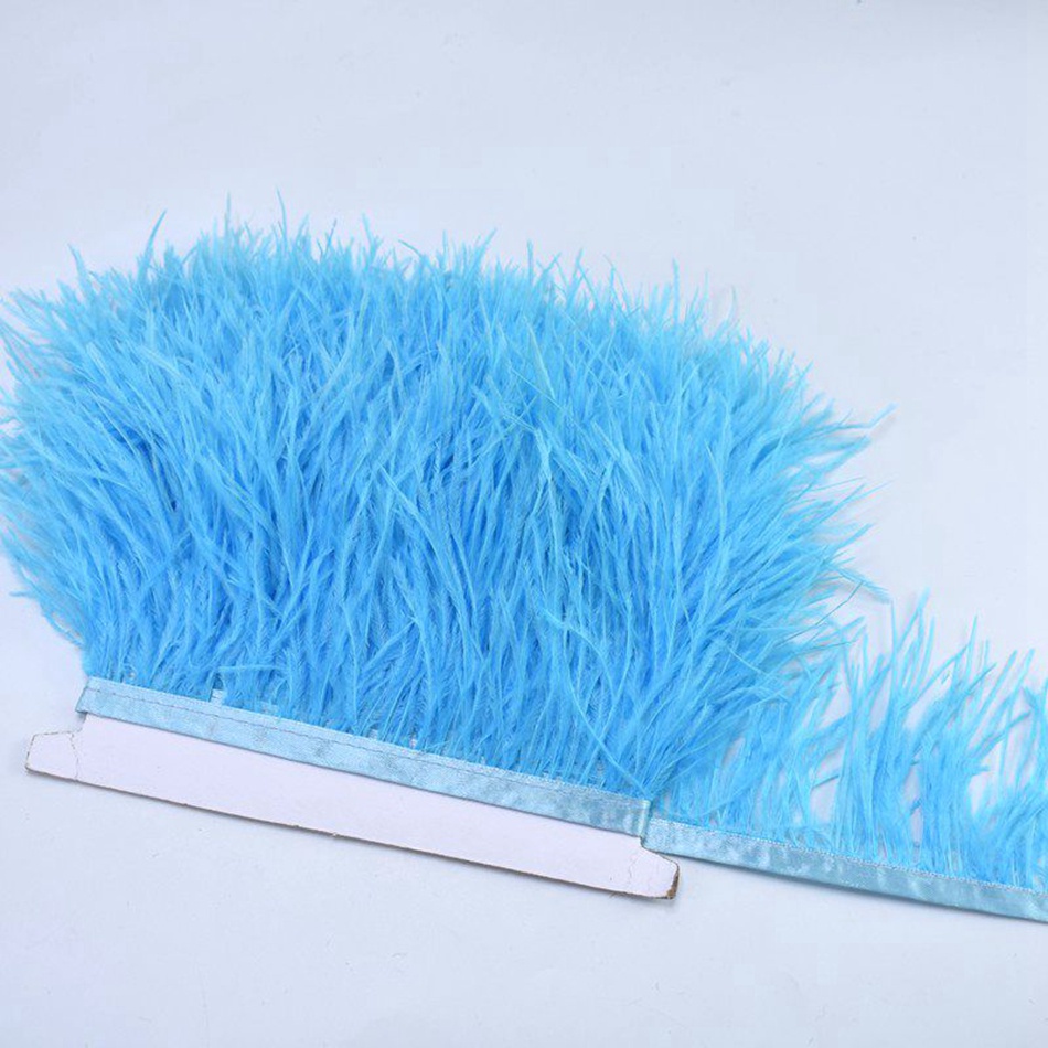 Lông Vũ Đà Điểu Dài 1 / 2M 8-10cm Trang Trí Nhà Cửa / Tiệc Cưới