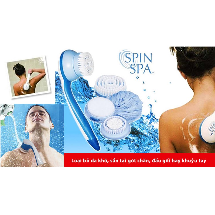 Máy massage toàn thân SPIN SPA 4 đầu cao cấp