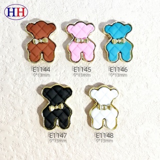 Charm nail gấu da nhiều màu