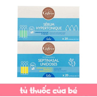 Nước muối kháng viêm mix Gifrer Pháp