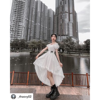Đầm xuông dài