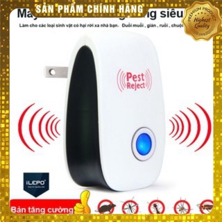 [GIÁ HỦY DIỆT] Máy Xua Đuổi Côn Trùng, Đuổi Chuột Bằng Sóng Siêu Âm, PEST REJECT