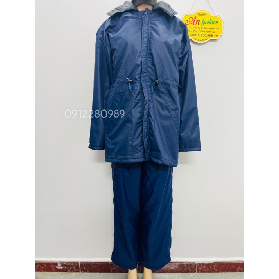 Áo khoát bảo hộ mặc trong kho lạnh 0 độ hàng cao cấp dày đẹp êm _ Hình chụp thật