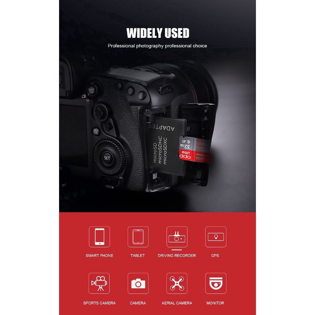 Thẻ Nhớ Tốc Độ Cao Lớp 10 Ultra Microsd A1 Uhs-1 Micro Tf Dung Lượng 512gb/ 256gb/ 128gb/ 64gb | BigBuy360 - bigbuy360.vn