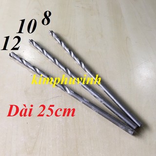 01 MŨI KHOAN TƯỜNG DÀI 250MM - MŨI KHOAN BÊ TÔNG 2T5