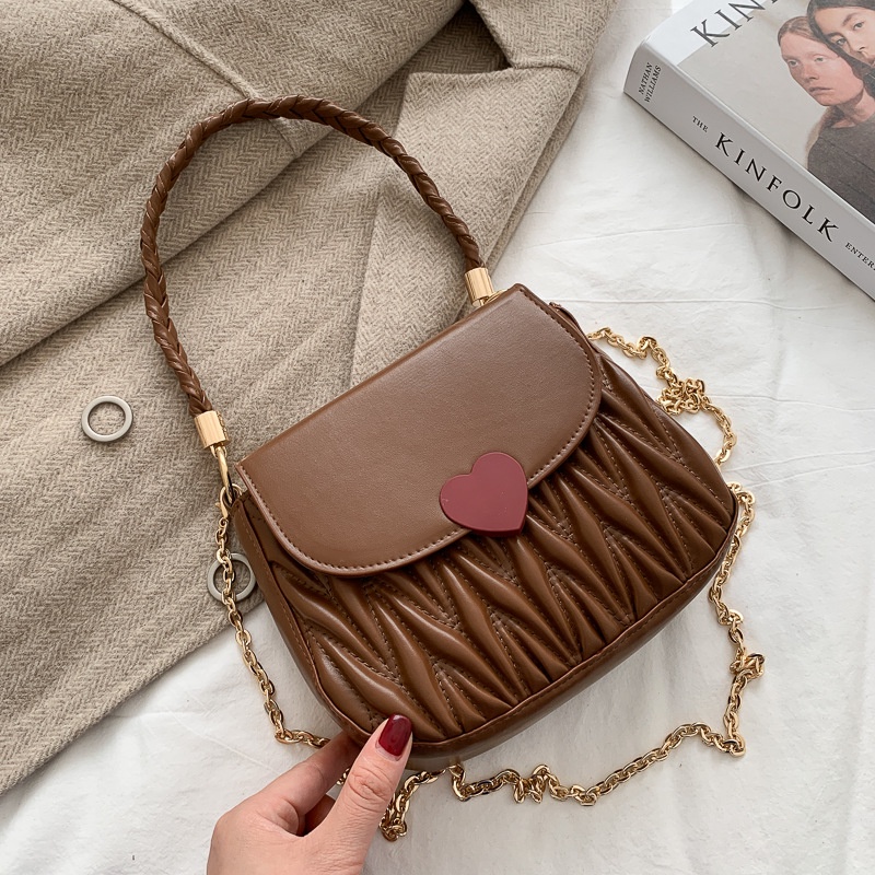 Túi Đeo Chéo Vai Hình Trái Tim Nhỏ Dễ Thương Thời Trang 2022 Cho Nữ FF4009