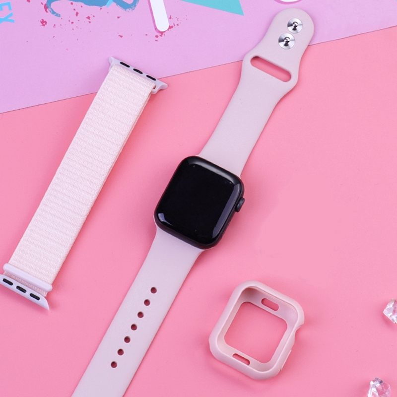 Duo Teng Dây Đeo Kèm Vỏ Bọc Cao Cấp Cho Đồng Hồ Thông Minh Apple Watch 5 4 3 2 Series 40mm 42mm